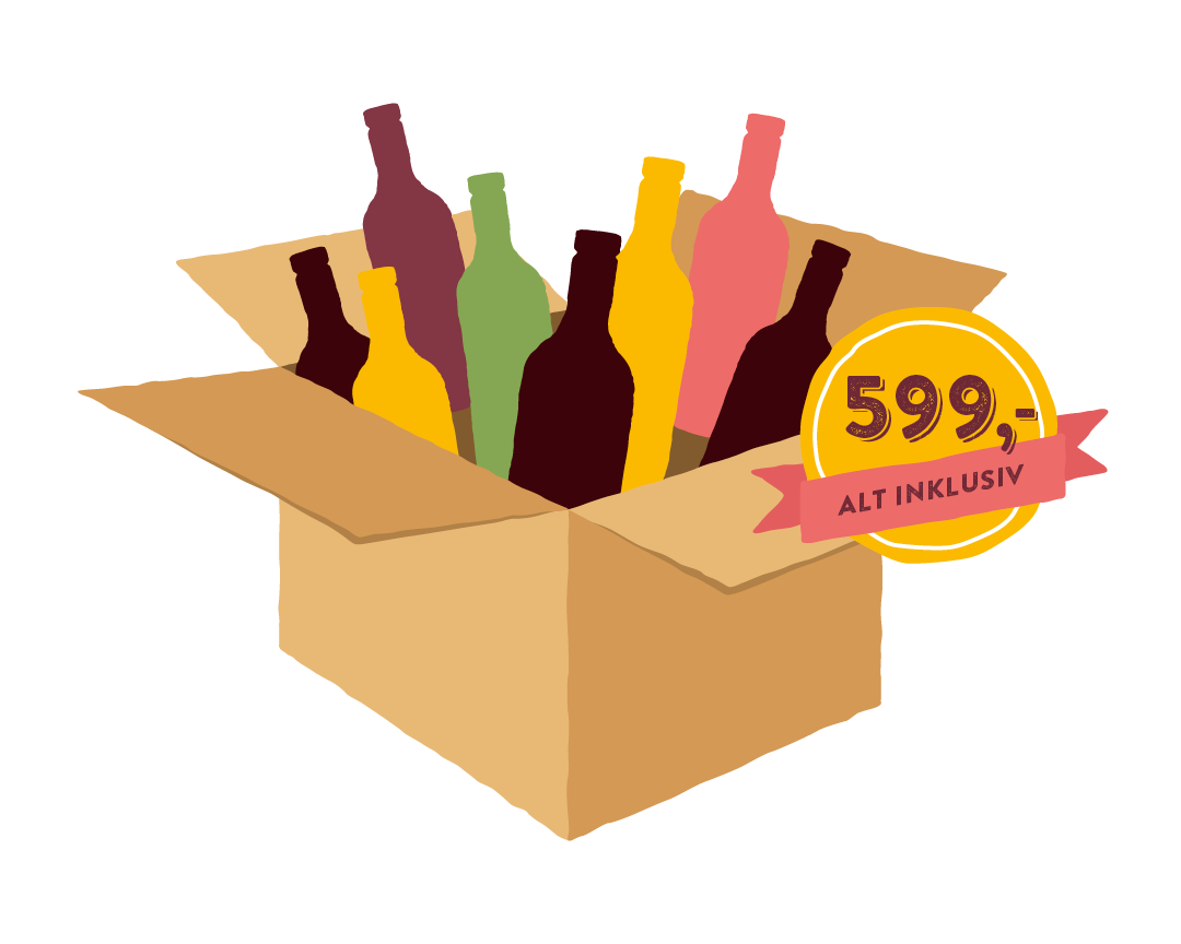 Explorewines Mixkasse Vin Roedvin Hvidvin 599